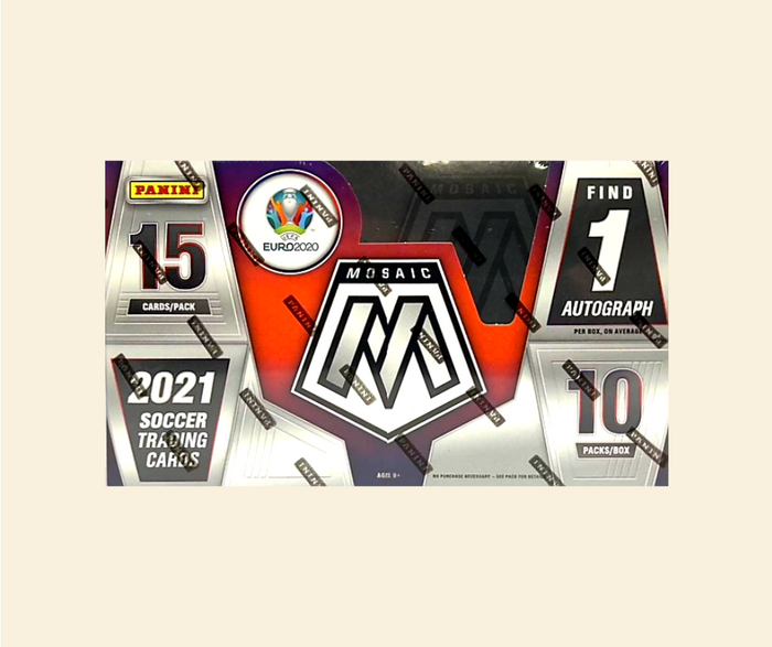 2020-21 Panini Mosaic UEFA Euro Soccer Hobby Box