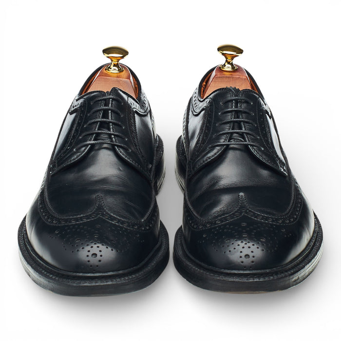 '9753' Black Leather Derby Brogues UK 10 US 10.5