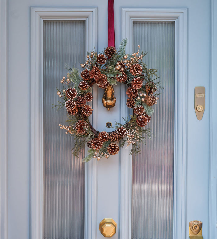 A Very Scandi Christmas Artificial Wreath