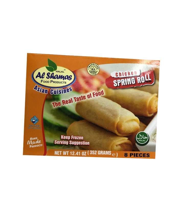 Al Shamas Foods Product Chicken Spring Roll - 352 Gm - Daily Fresh Grocery