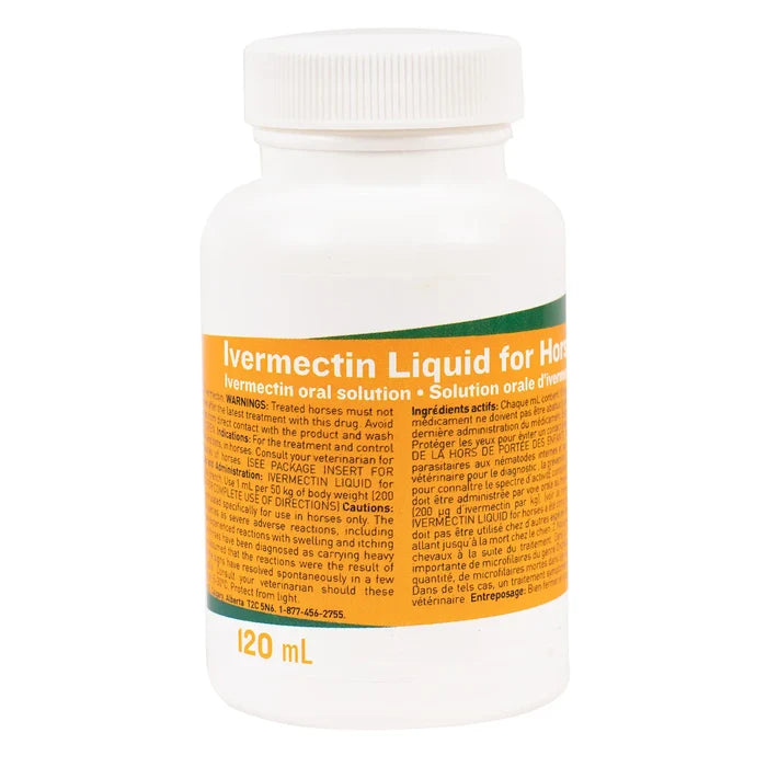 AVL Ivermectin Wormer 120ml Bottle
