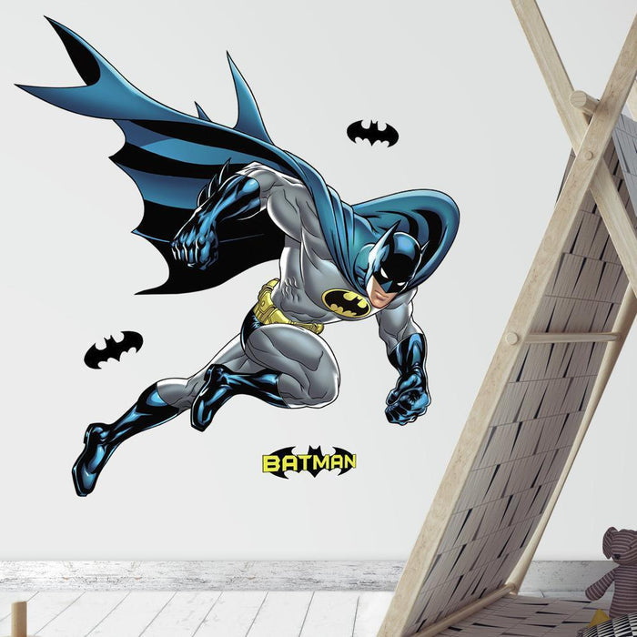 BATMAN BOLD JUSTICE PEEL & STICK GIANT WALL DECAL