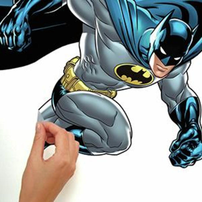 BATMAN BOLD JUSTICE PEEL & STICK GIANT WALL DECAL