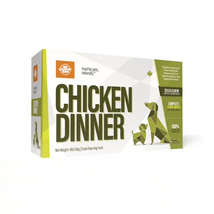 Big Country Raw🍁 Chicken Dinner 4Lb Carton