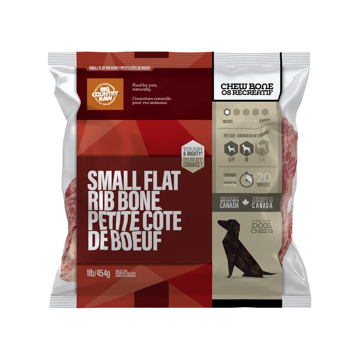 Big Country Raw 🍁Flat Rib Bone Small 1lb