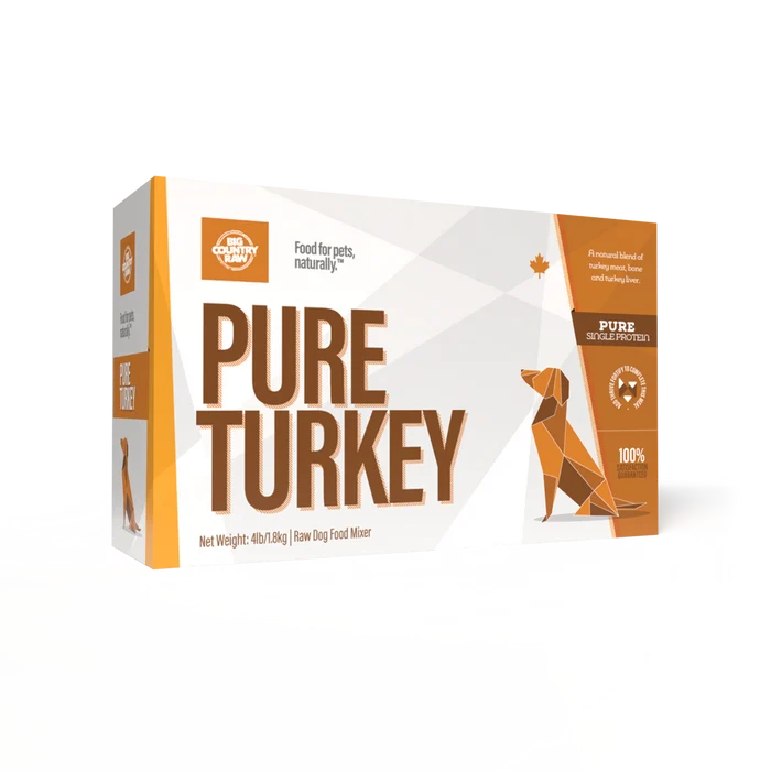 Big Country Raw 🍁Pure Turkey 4Lb Carton