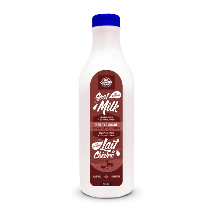 Big Country Raw 🍁Raw Goat Milk Vitality (Cranberry) - 975 mL