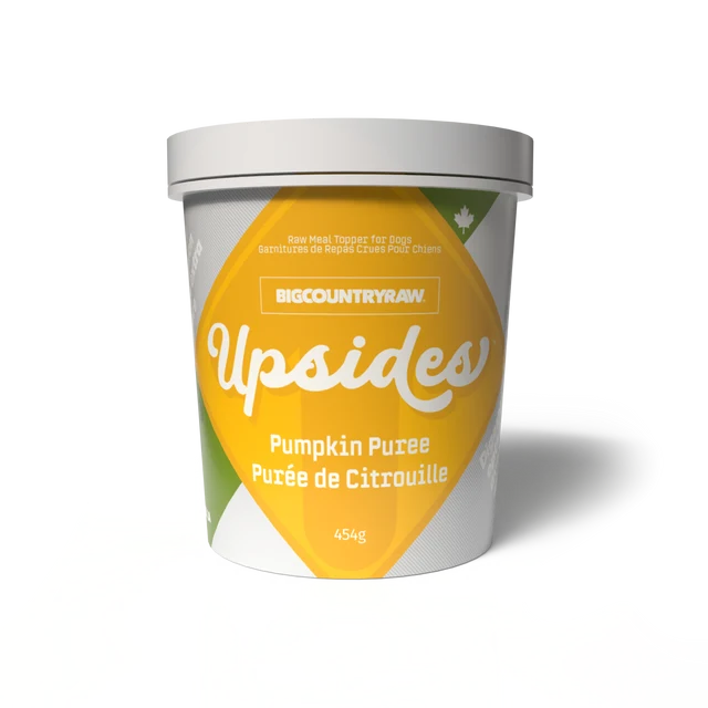 Big Country Raw 🍁Upsides Pumpkin Puree Meal Topper - 454 g
