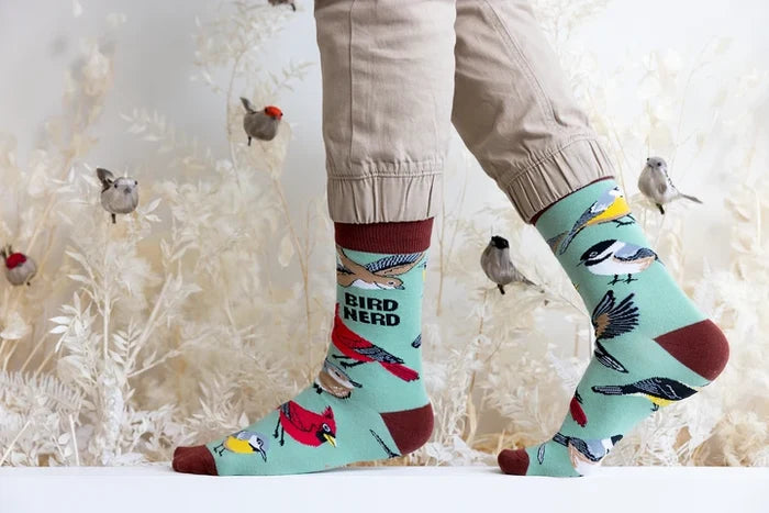 Bird Nerd Socks For Her & Him  🍁 Uptown Sox Ltd.