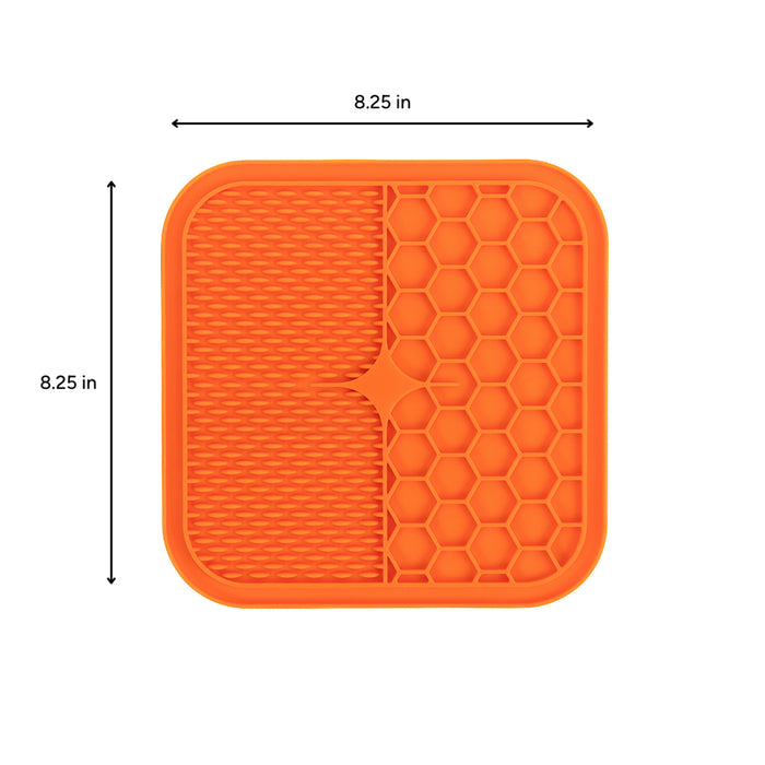 Brookbrand 🍁Orange Suction Cup Lick Mat