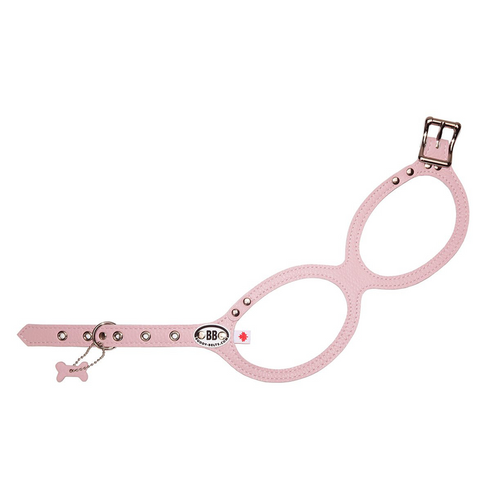 Buddy Belt🍁 Light Pink Genuine Leather Harness