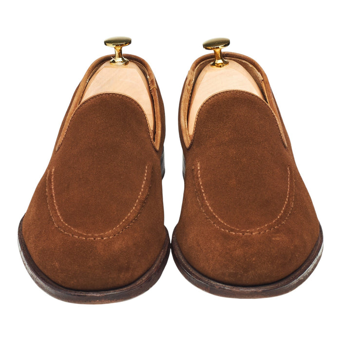 'Camden' Snuff Brown Suede Loafers UK 8.5 E
