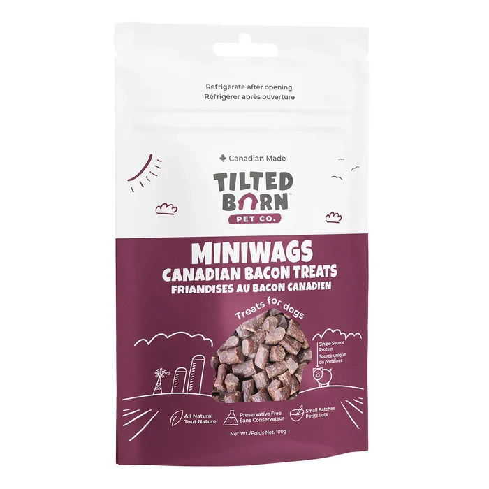 Canadian Bacon Mini Wags 100g  🍁  Tilted Barn Co.