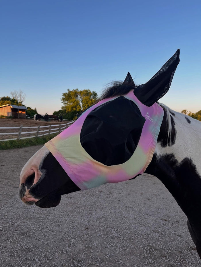 Canadian Horsewear🍁 Magic Hour Bug Eye Lycra Fly Mask