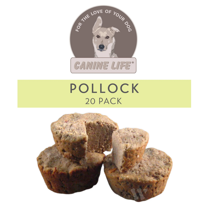 Canine Life🍁 Pollock Muffins  20 Pack