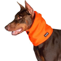 Chilly Dogs🍁Blaze Orange Head Muff Dog Ear Warmer