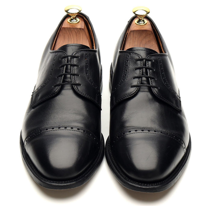 'Clifton' Black Leather Derby UK 7 US 8 EEE