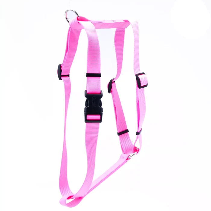 Coastal Pet Products Standard Adjustable Dog Harness Bright Pink  5/8" x 14"-24"