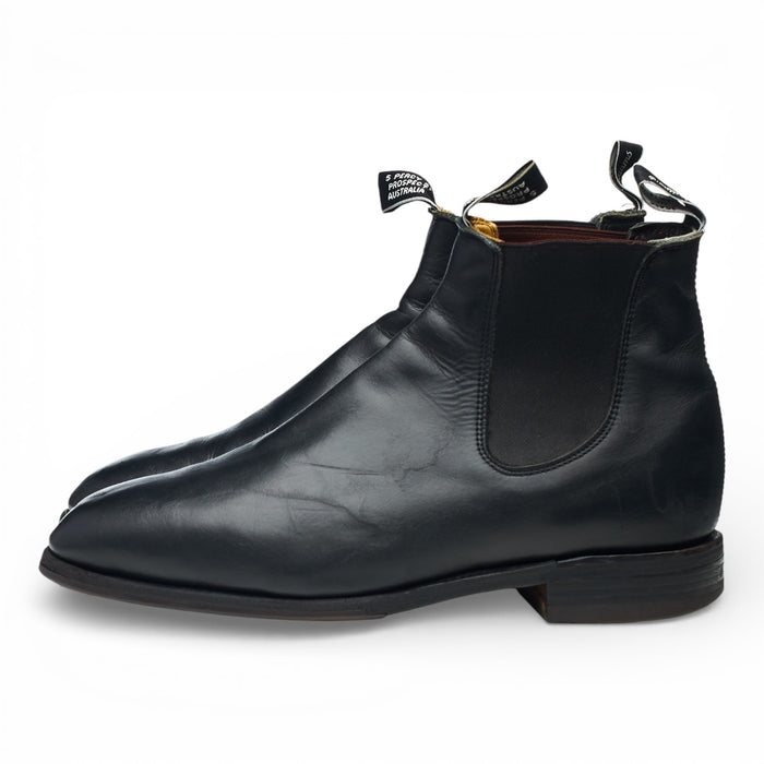 'Comfort Craftsman' Black Leather Chelsea Boots UK 10 G