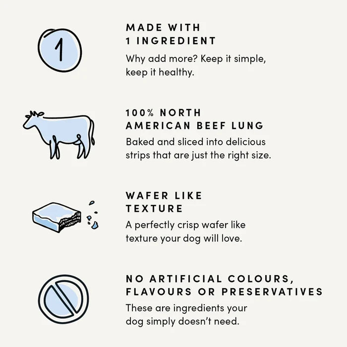 Crumps Naturals🍁 Beef Lung Tendersticks 138g