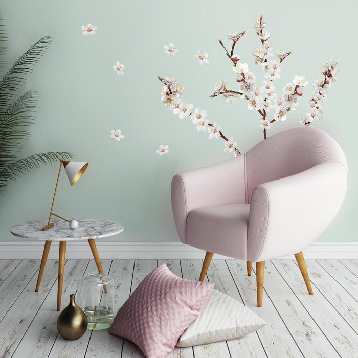 DOGWOOD BRANCH PEEL & STICK WALL DECALS