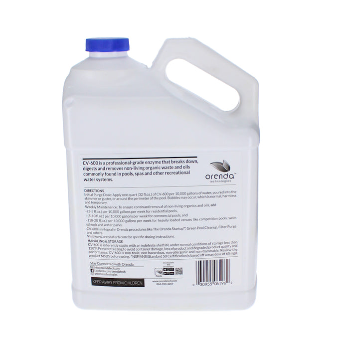 Orenda Cv-600 Enzyme Water Cleaner, 1 Gallon Bottle | Ore-50-134 3