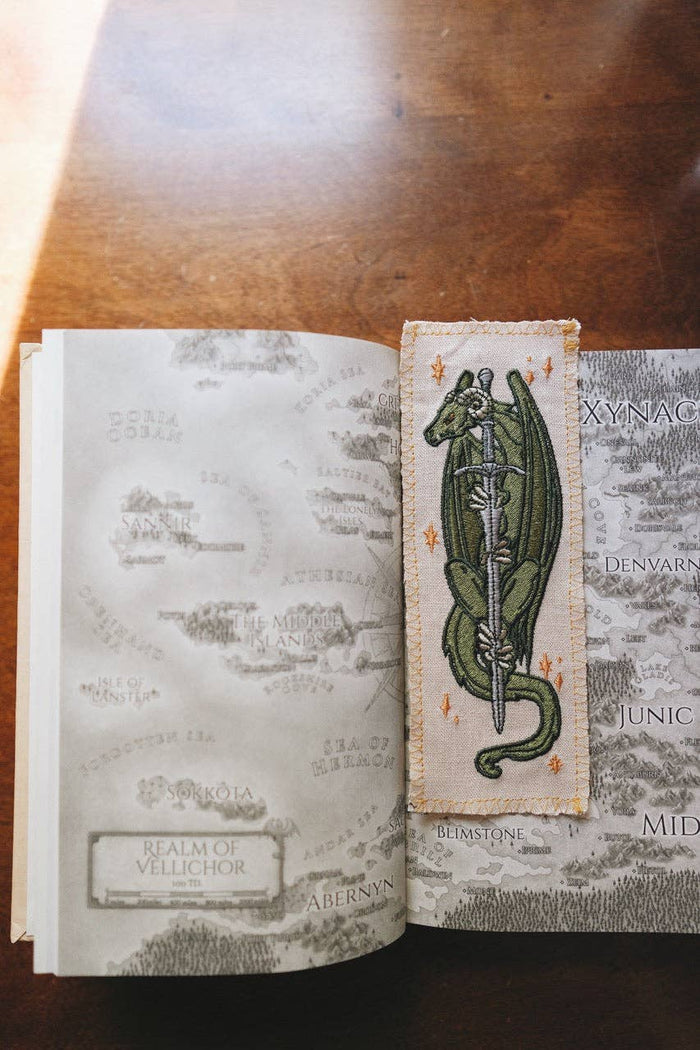 Fablewood Goods - Dragon Guard | Embroidered Bookmark