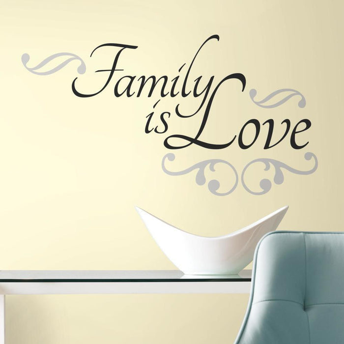 FAMILY IS LOVE PEEL & STICK WALL DECALS