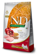 Farmina N&D Adult Dog Mini Chicken & Pomegranate Ancestral Grain Light 2.5KG