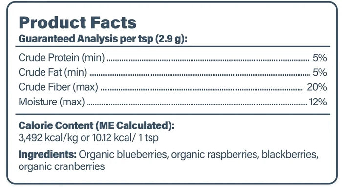 Four Leaf Rover Red Rover - Organic Berries For Dogs