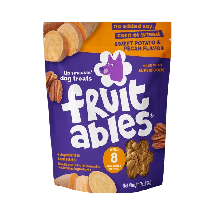 Fruitables Sweet Potato & Pecan Dog Treats 7oz