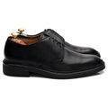 'Fustet' Black Leather Derby UK 6.5