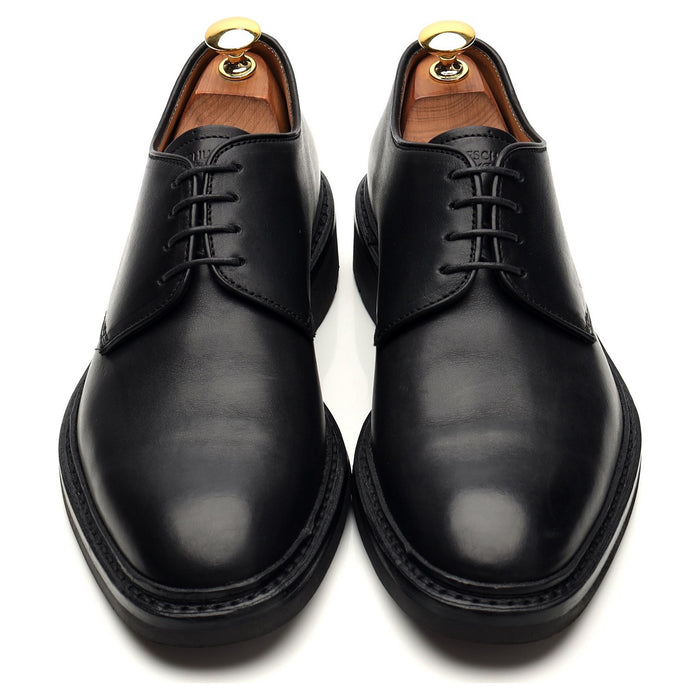 'Fustet' Black Leather Derby UK 6.5