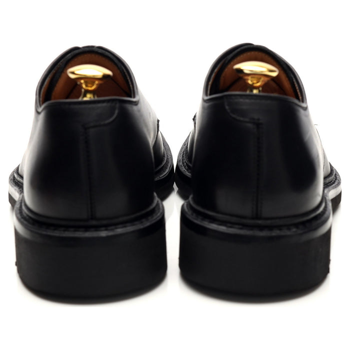 'Fustet' Black Leather Derby UK 6.5