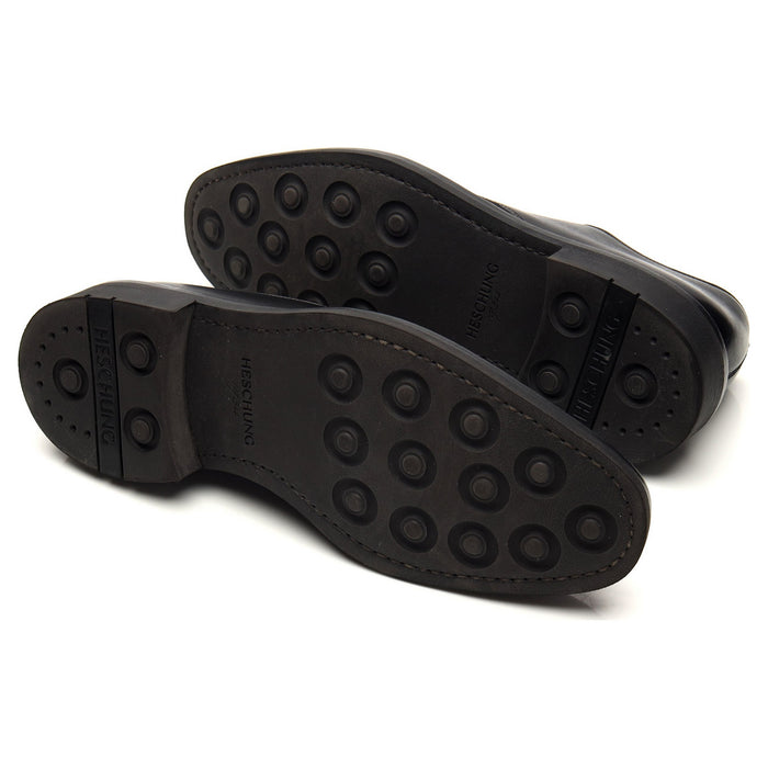 'Fustet' Black Leather Derby UK 6.5