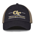 Georgia Tech Yellow Jackets trucker hat with breathable mesh