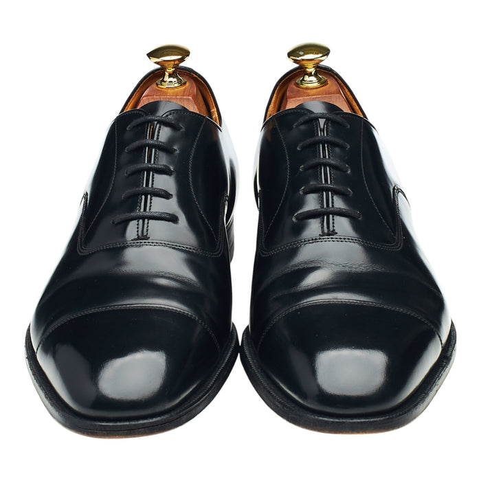 Gordon Scott 'Morgan' Black Leather Oxford UK 8 F