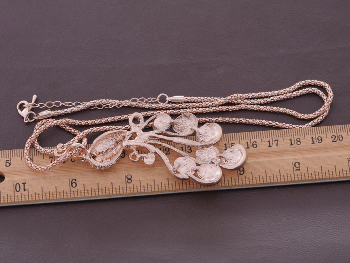Green Colored Fairy Pendant Chain Necklace