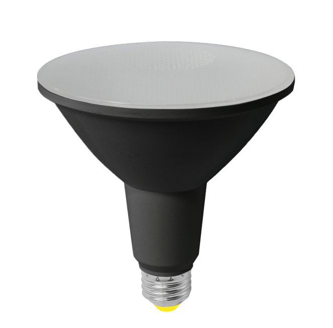 LED PAR Floods Halco - 14PAR38-FL-LED-950-D-BLK-PS - LED PAR38 Flood 14W 5000K 40D Dim 90+ CRI 1250L T20 BLK Halco Lighting Technologies
