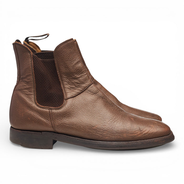 'Hampton' Brown Leather Veldstchoen Boots UK 10 G