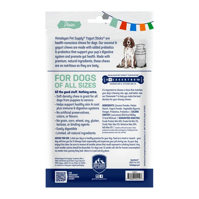 Himalayan Pet Strawberry & Honey Yogurt Sticks for Dogs 136g