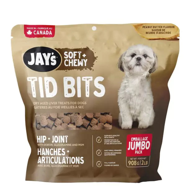 Jay's🍁 Peanut Butter Hip + Joint Tid Bits for Little Dogs