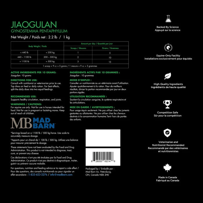 Jiaogluan - Circulation & Respiratory Support 1Kg 🍁MadBarn