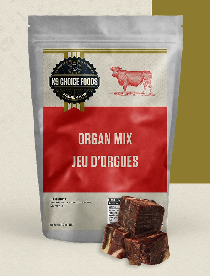 K9 Choice 🍁Fine Ground Organ Mix 1.36KG