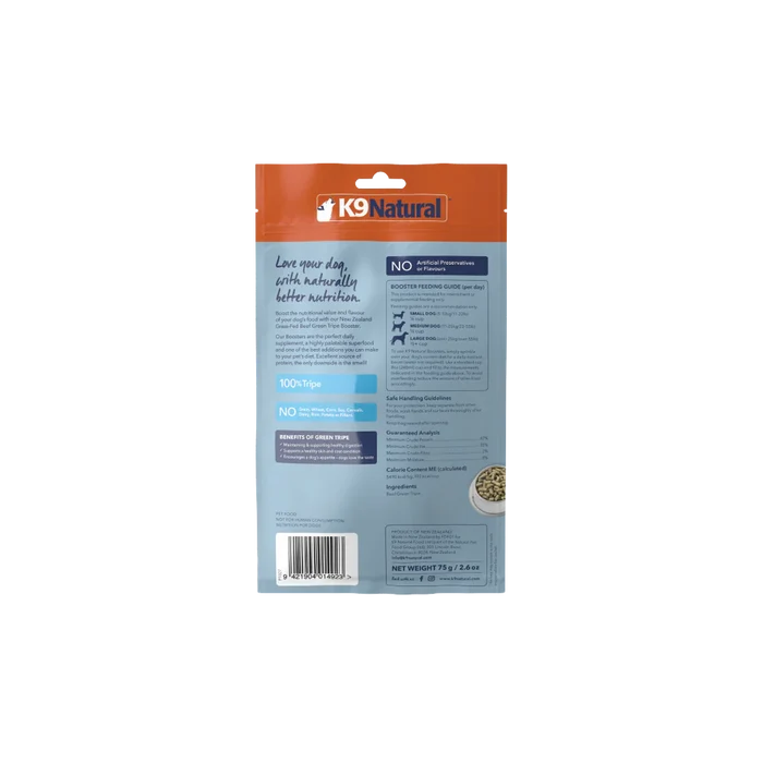 K9 Natural™ Beef Green Tripe Topper for Dogs