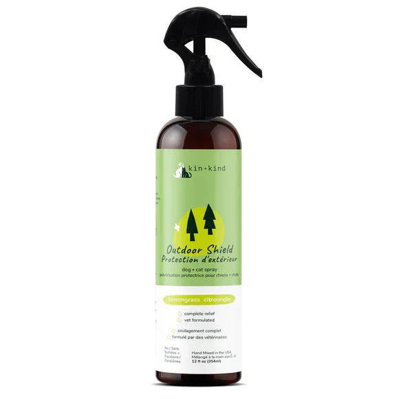 Kin & Kind Outdoor Shield Spray - Lemongrass (Cat Safe) 12oz