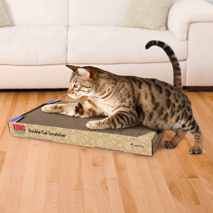 Kong Naturals Pop Up Incline Scratcher with Catnip