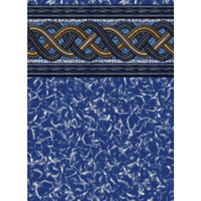 Ocean Blue 21' Round Crystal Wave Unibead AG Liner 52 Wall | 260021B52"