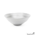 Matte Porcelain Fruit Bowls White Set of 4