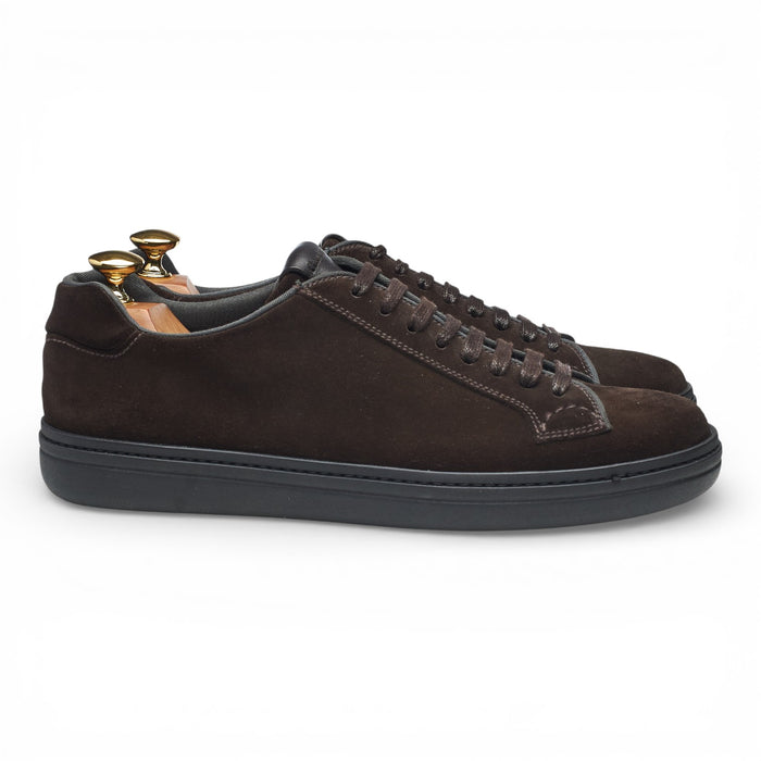 'Mirfield' Dark Brown Suede Sneakers UK 6.5